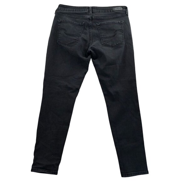 Levis Signature Womens Jeans Size 10S Low-Rise Jegging Skinny Leg Black Denim - Picture 2 of 16
